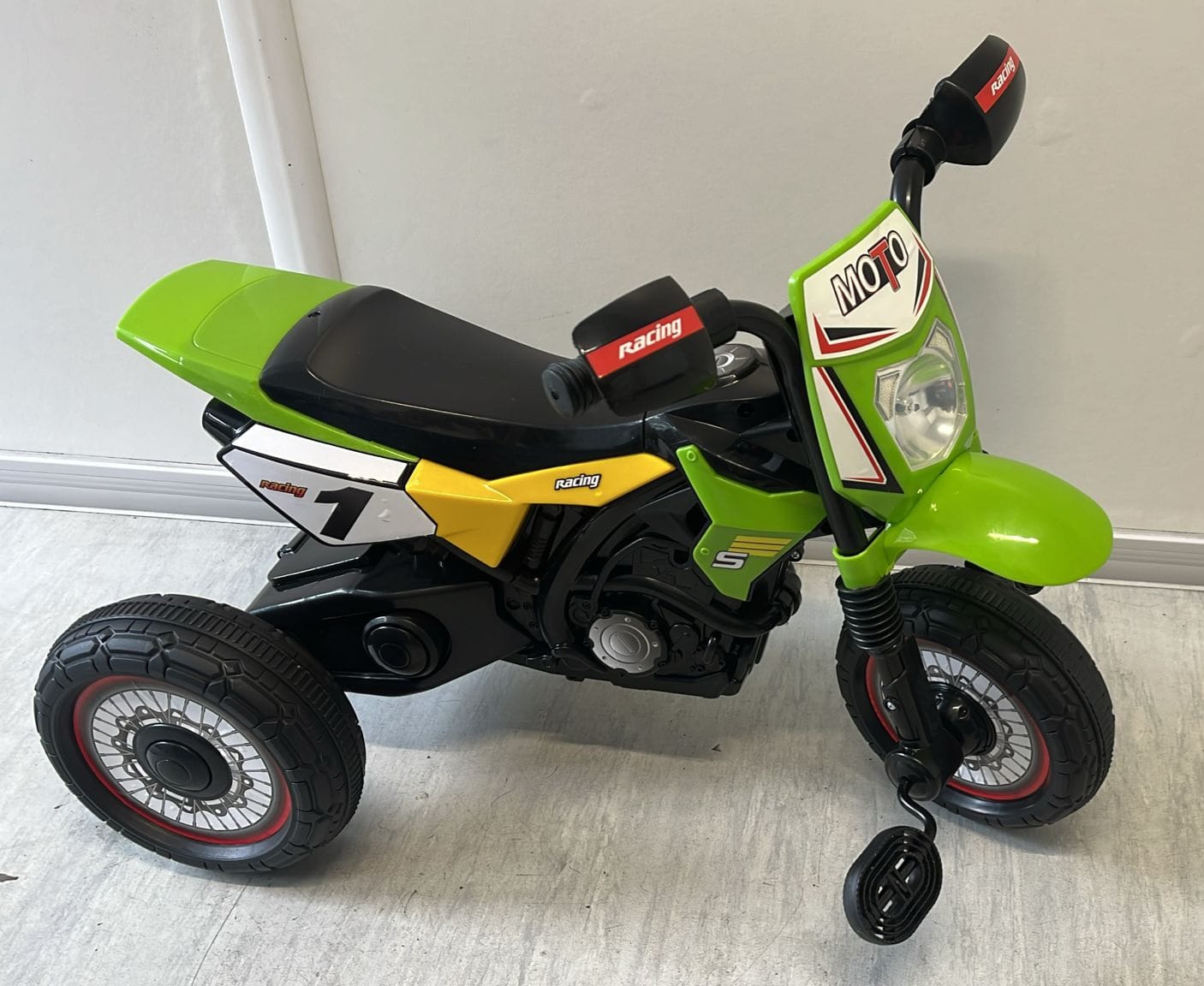 Homcom Kids Ride-On Motorbike – Green