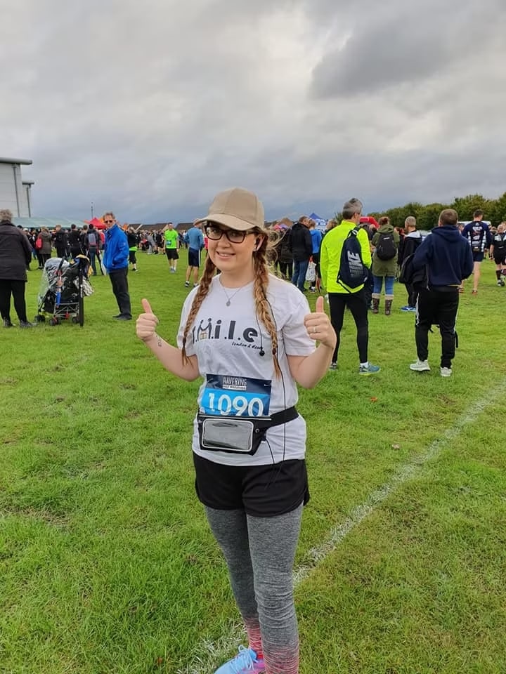 S.M.I.L.E. supporter at charity run